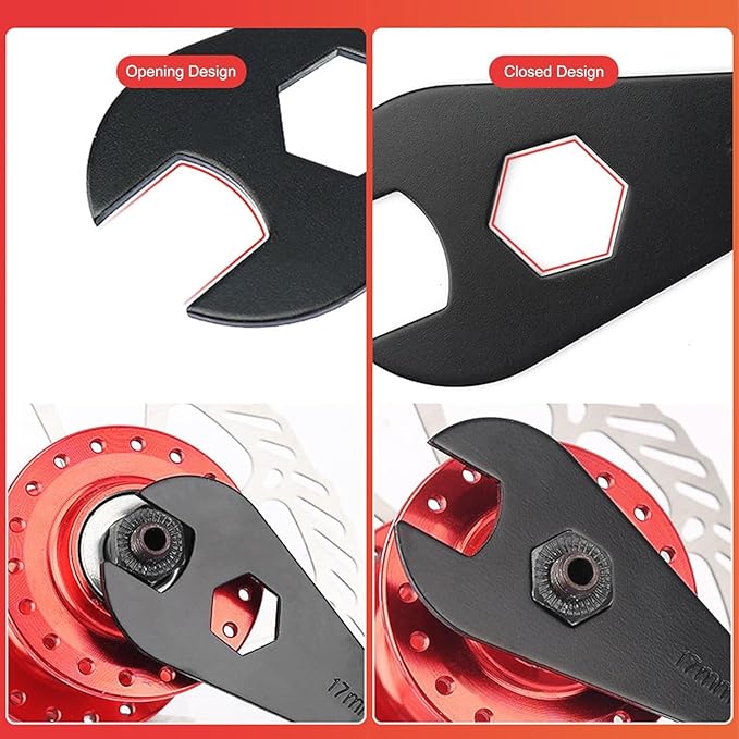 Bike Cone Thin Wrench Set Tool for Bicycle Wheel Hub Axle Nut Install Remover Cycling Spanner Hub Repair Removal Tool