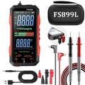 Digital Multimeter, FS899L Multimeter, USB Rechargeable Digital Multimeter – 6000 Counts, Automatic Digital Display Multimeter Tester for Home and Industrial Electrical Issues (FS899L)
