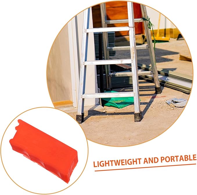 Vaguelly Ladder Safety Accessories Nonslip Feet Pads for Extension Ladders Secure Topper Caps for Stability for Home Construction and Commercial Use