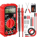 ANENG Multimeter,SZ308 DC AC Volt Meter,Ohm Digital Multimeter Tester,Measures Voltage,Current,Resistance,Continuity,Diodes, Electrical Tester for Househould Tools,Automotive Battery Test(Red)