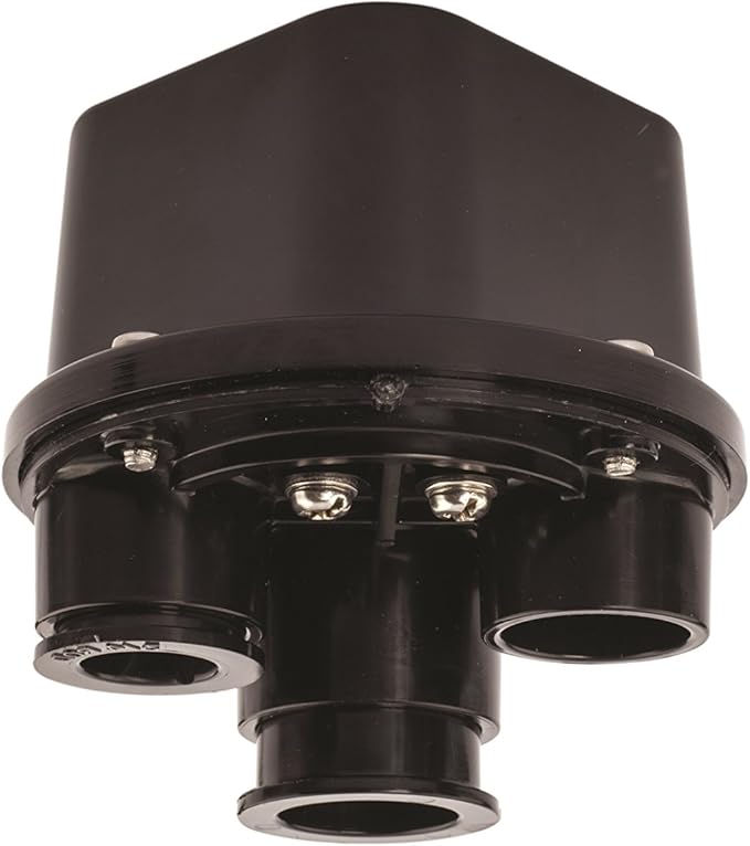 Tork JBP75175 Two Light Pool And Spa Junction Box, Black