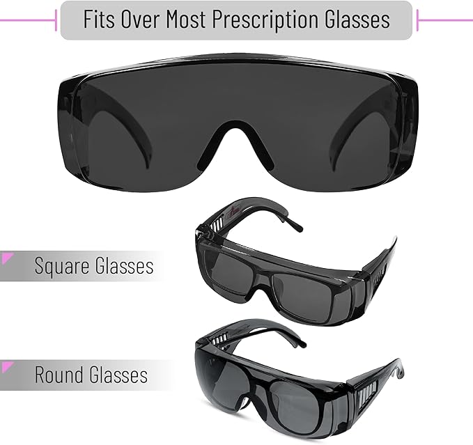 UNCO- Safety Goggles Over Glasses, Protective Goggles, Anti Fog, Work, Safety Glasses Over