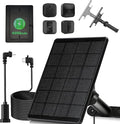 6W Solar Panel with 2000Ah Battery for Blink, Solar Charger with 360° Adjustable Mount 5.9in to 8.7in, 9.8ft Cable and Waterproof for Outdoor 4(4th Gen)/Outdoor/(3rd Gen) XT3 and XT/XT2 Camera
