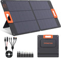 100W Solar Panel,N-Type 16BB Portable Solar Panels for Power Station,Foladable Solar Panel,QC3.0 USB-A &Type-C,25% High Efficiency,IP68,ETFE Integrated Design for Outdoor Camping,Off Grid