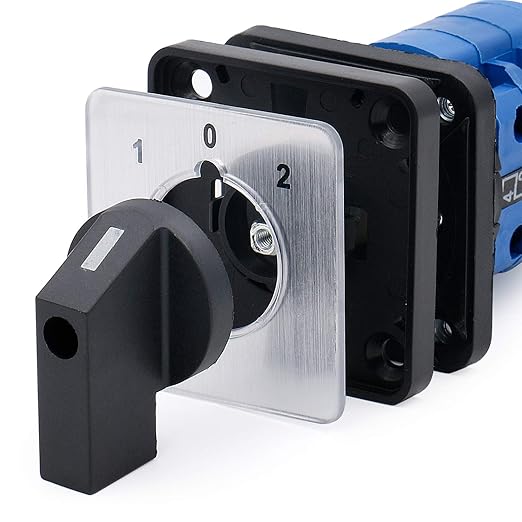 Baomain Universal Rotary Changeover Switch SZW26-63/D303.3 660V 63A 3 Position 3 Phase