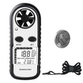 Digital Anemometer Wind Speed Meter, Wind Gauges Air Flow Velocity Meter for Measuring Wind Chill Temperature Speed, Wind Meter Thermometer Gauge for Shooting Windsurfing Fishing Hunting
