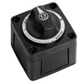 Spartan Power Battery ON/Off Disconnect Switch 300A - Ignition Protected, Heavy Duty Cutoff Switch for RV, Marine, and Automotive Battery - 12V to 48V - Black
