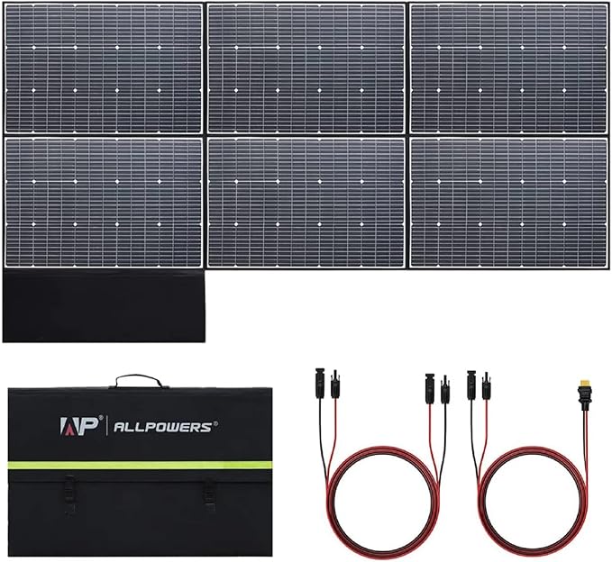 ALLPOWERS Foldable Portable Solar Panels (600W Foldabel Solar Panel)