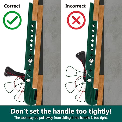 Siding Installation Tools Compatible with 3/8 inch Fiber Cement siding, Siding Tools Lap Siding Gauge with Adjustable Reveals, 2 Pack