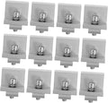 12Pcs Solar Panel Rack Clips Durable Solar Panel Fixed Clamps Reliable Support for Outdoor Solar Systems Easy Installation for Various Weather Conditions