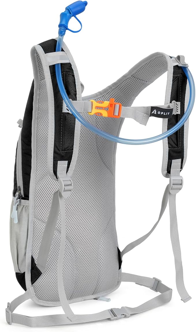 Hydration Backpack with 2L Bladder – Durable Lightweight Water Pack for Running, Hiking, Biking – Fits Men, Women, Youth
