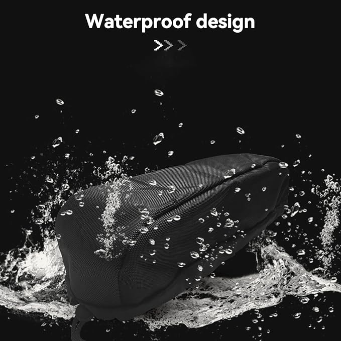 Ebike Battery Bag, Black Protective Cover Bicycle Li-ion Battery Protection Case Battery Waterproof Dustproof Anti Mud Scratches Rain Snow Liion Protective for Rectangular Batteries (Black)