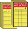 Monthly Fire Extinguisher Inspection Tags Stickers Safety Stickers 3x5 Inch Year Maintenance Extinguisher Recharge and Inspection Record Labels Inventory Sticker 60Pcs Check Record Vinyl Sticker Label