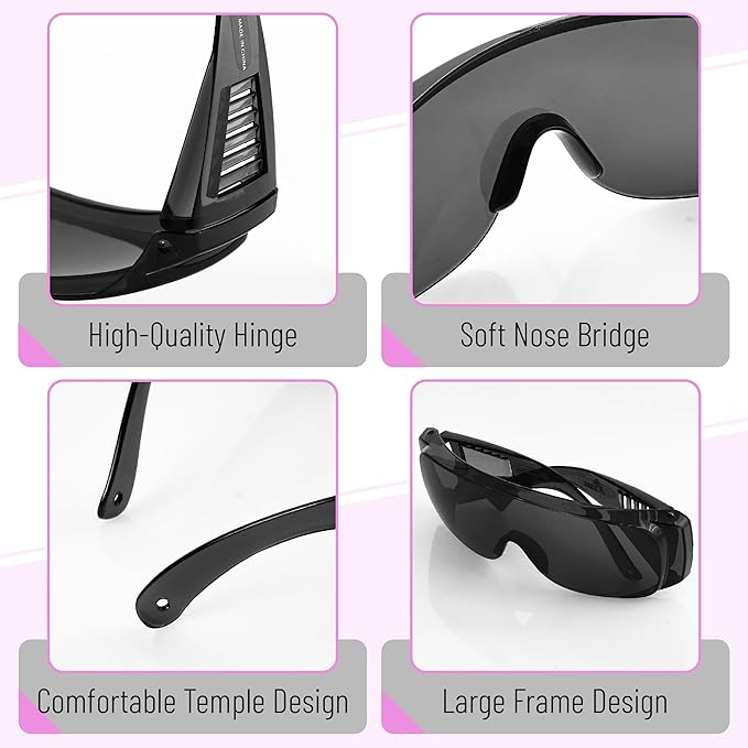 UNCO- Safety Goggles Over Glasses, Protective Goggles, Anti Fog, Work, Safety Glasses Over