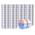 ADHES Butyl Tape Waterproof Tape, 2in x 16ft Aluminum Foil Tape Sealan Tape for RV Repair, Window, Boat and Pipe Sealing, Glass & EDPM Rubber Roof Patching, 40Rolls(Model:RA100-1,Glue Color:White)