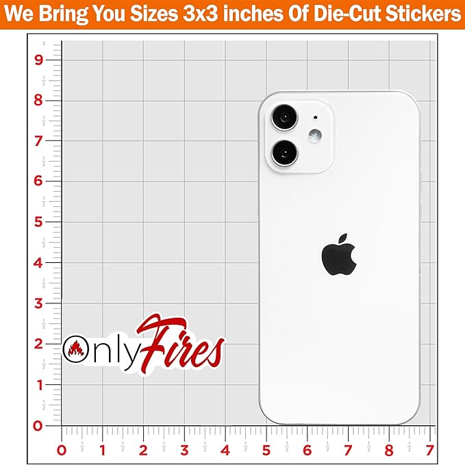 (3PCS) Only Fires Sticker Firefighter Helmet Hard Hat Fireman Stickers For Men Father Dad Adults Funny Decals Waterproof Vinyl Sticker for Water Bottle Tumbler Phone Case Cars Laptops Gifts (3 Inches)