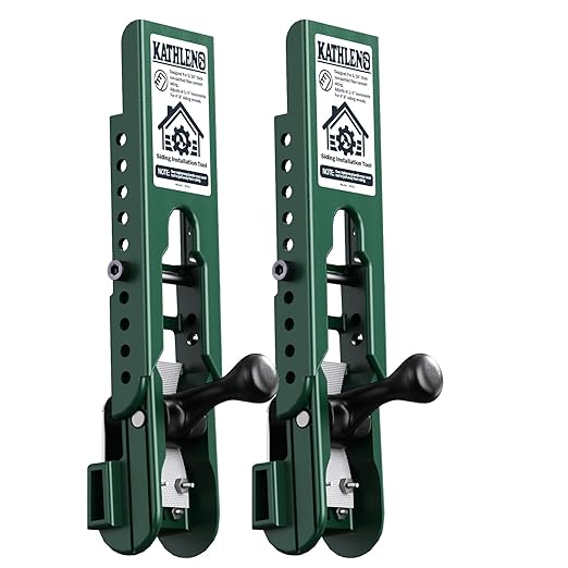 Siding Installation Tools, Siding Mounting Kit for Use with 5/16-Inch Fiber Cement Sidings, Lap Tools Gauge with Adjustable Reveals, Polycarbonate Body, 2 Pack