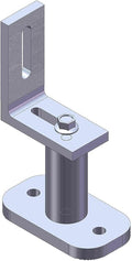 Pack 10 of 4" Standoff with L Bracket for Solar Panel PV Module Mounting Racking Installation