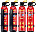 Portable Fire Spray With Bracket Portable Aerosol Extinguisher for ALL FIRES inc. Li-ion Battery Fires-Emergency Equipment for Home, Kitchen, Fireplace, Grill, Car, Caravan 620ML(4 pack)