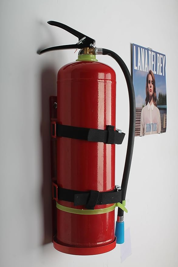 Fire Extinguisher Metal Bracket, Heavy Duty,Compatible with 5-Pound Fire Extinguishers (5LB 4PCS)