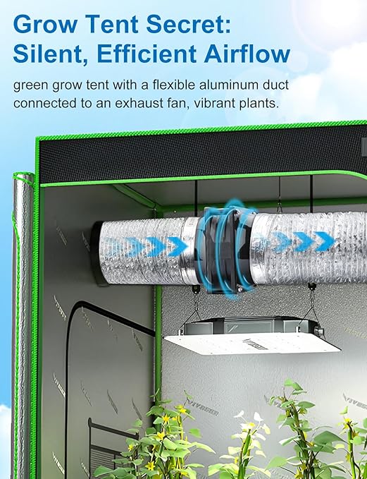 Wathai 4 Inch Flexible Dryer Vent Hose, 10ft Thick Aluminum Foil Ducting Kit for Tight Spaces Crush-Resistant Exhaust Hose with 2 Clamps, Ventilation Duct for Dryer and HVAC Systems