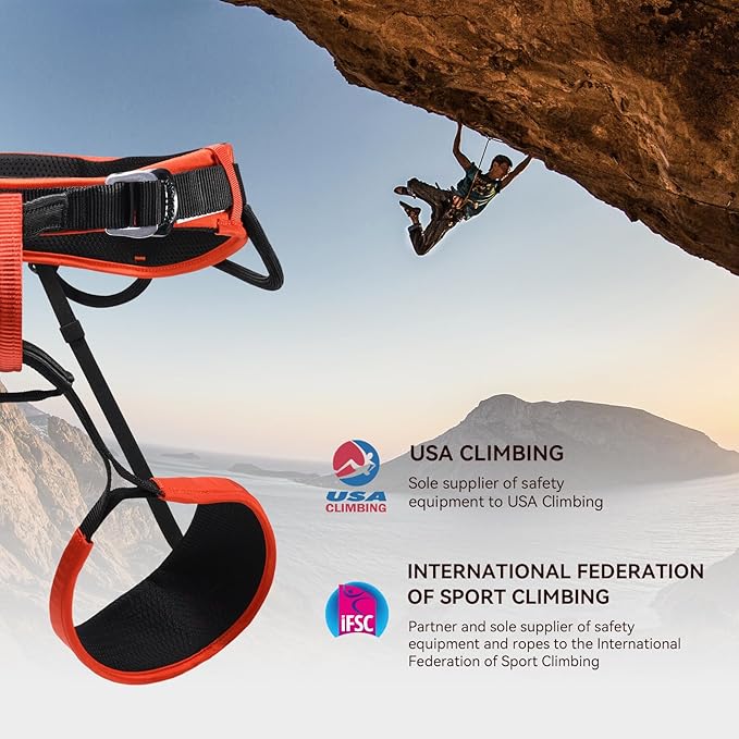 KAILAS Airo Rock Climbing Harness Men Roofing Harnesses Rescue Mountaineering Safety Belt Women Comfortable Lightweight