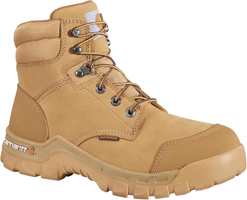 Carhartt Men's Rugged Flex Waterproof 6" Soft Toe Work Boot