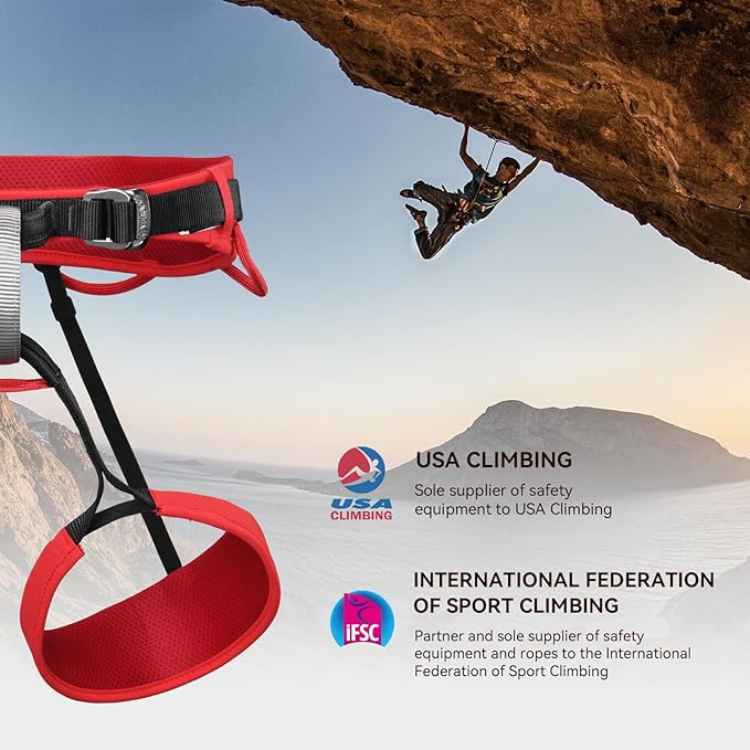 KAILAS Airo Rock Climbing Harness Men Roofing Harnesses Rescue Mountaineering Safety Belt Women Comfortable Lightweight