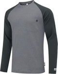 FR Shirts for Men Lightweight Fire Resistant Shirts 5.5oz for Men Long Sleeve NFPA2112/CAT2