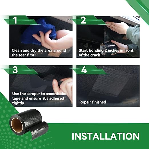 RV Underbelly Tape 6" x50', RV Underbelly Material, Waterproof Permanent Sealing Adhesive for RV, Camper Travel Trailer, Mobile Home, Tear Repair Patch