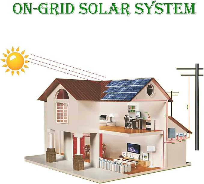 6 String Solar Combiner Box, IP65 Waterproof PV Combiner Box for On/Off Grid Solar System, with Lightning Arrester, 15ARated Current Fuse & 63A Circuit Breaker (Plastic Box)