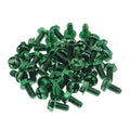 Maxmoral Electrical Box Ground Screws 10-32 x 3/8 in. Hex Head Screw Assortment Slotted Washer Head for Electrical Junction Boxes Metal Outlets Switch Boxes Green