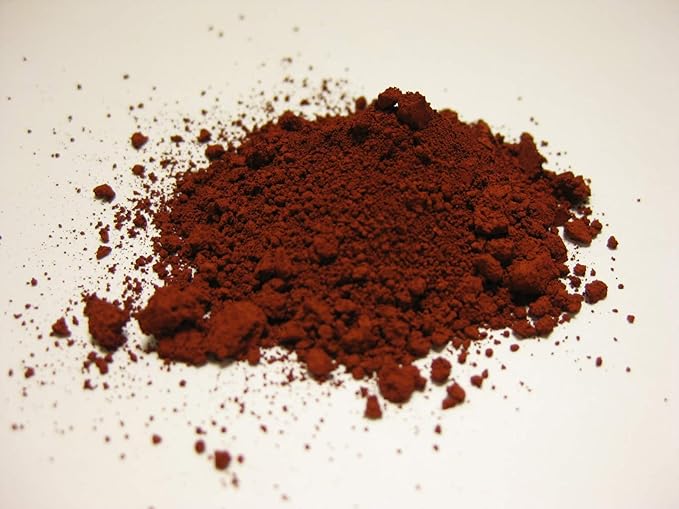 GlobMarble Red Conduit Iron Oxide Powder Concrete 1 lb Bag - High-Coverage Powder for Vibrant Color - Perfectly Suited for Concrete Color Pigment & Dye Applications