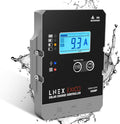 Solar Charge Controller Waterproof, 10A Super Thin Panel Battery Intelligent Regulator With LCD Display 12V/24V PWM Controller for LiFePO4, AGM, Gel, Flooded and Lithium Battery