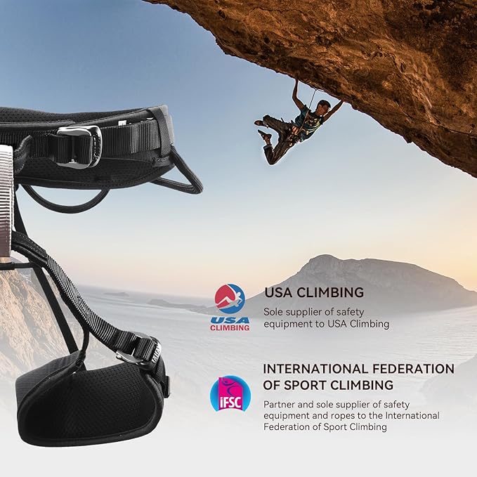 KAILAS B3 Rock Climbing Harness Men Adjustable Roofing Harness Indoor Climbing Rappelling Harness Women Protect Durable