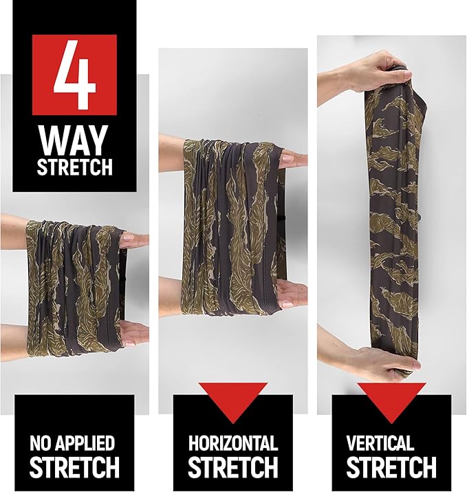 GOT Sports UPF 50+ Fishing Neck Gaiter - UV Face Mask Sun Protection for Men & Women - Camo SPF Face Cover Gator