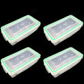 18650 Battery Storage Case Plastic Waterproof Battery Holder 16340 (4 Pack)