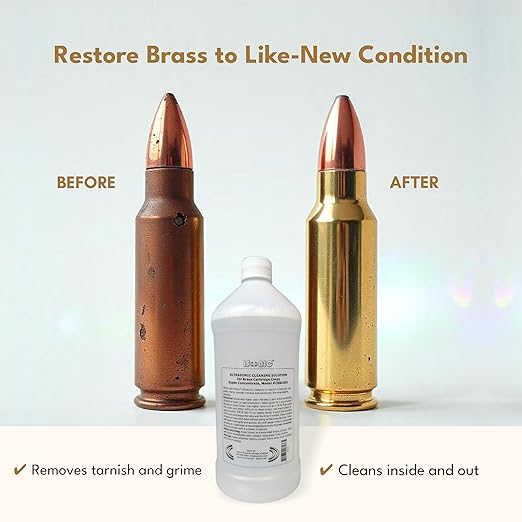 iSonic CSBC001 Ultrasonic Brass Cleaning Solution Super Concentrate, 1Qt Bottle