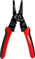 KAIWEETS Wire Stripper 10-22 AWG Wire Splicer Cable Stripper Multipurpose Wire Stripping Tool Electrical Wire Pliers with Screw Cutter