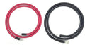 4 AWG Gauge Fully Assembled Battery Cables, 1-15ft Lengths, Positive or Negative Wire, Pure Copper Battery Replacement Cables, Solar Car Truck RV Camper (3ft - 3/8” Lugs, Red/Black Set)