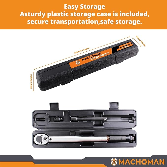 MACHOMAN Ratchet Torque Wrench Set (TQW403)