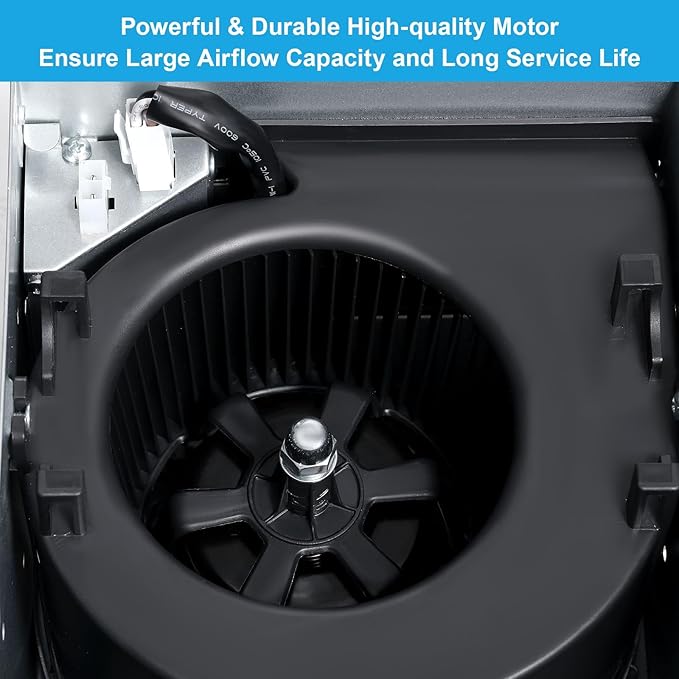 Bathroom Exhaust Fan with Light 110 CFM Quiet 6500K 800LM Household Ventilation Fan Light Combo, Energy Saving Ceiling Mount Bathroom Air extractor, Multipurpose Bath Extractor Easy to Install
