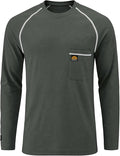 WORKWEYA FR Shirts Flame Resistant Shirt 6.5oz Men's NFPA 2112/CAT2 Long Sleeve Shirt