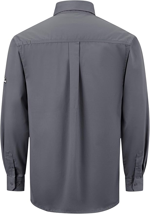 100% Cotton Mens Fr Shirts 7.5oz Flame Resistant Shirts NFPA2112 Men's Fire Retardant Welding Shirts
