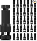 iCreating 36Pack Low Voltage Wire Connector, Landscape Lighting Connectors Waterproof for 12/2 14/2 Gauge Landscape Lighting Cable Connectors for Outdoor Path Lights Spotlights In-Ground Lights
