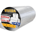 VIVIDA Aluminum Butyl Tape 8" × 20', Waterproof Aluminum Foil Butyl Sealing Tape for Outdoor Use, Corrosion Resistant, Repair for Metal Roof, RV, Windows, 1 Roll
