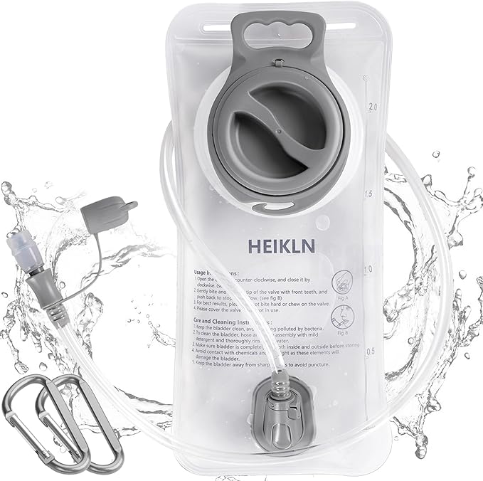 Hydration Bladder 1.5L-2L-2.5L-3L,Leak Proof Water Reservoir, BPA Free Military Water Storage Bladder Bag Hydration Pack Replacement Easy Clean for Bicycling Hiking Camping Hunting Running