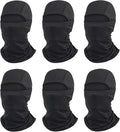 6 Packs Ski Mask Sun UV Protection Hood Breathable, Balaclava Face Mask for Men Women - Motorcycle Fish