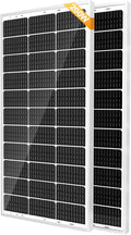 SOLPERK 200 Watt Solar Panels, 2PCS 100 Watt Solar Panel 12V High-Efficiency, 200W Solar Panel for Home, RV, Camping, Marine, Rooftop, Off-Grid Applications