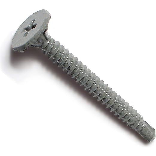 Phillips Self-Piercing Cement Board Screws, Durable Steel Hardware Fasteners for Home Improvement, DIY, Construction, 8 x 1-5/8, Pack of 655